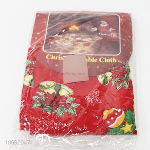 Custom printed polyester tablecloth Christmas decoration tablecloth
