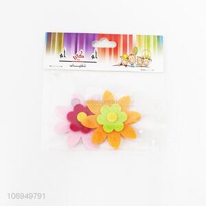New product cute flowers shaped clothing decoration diy felt cloth patch