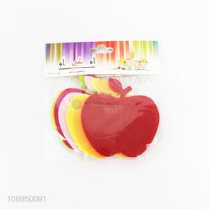 Premium quality creative apple shaped diy felt cloth patch