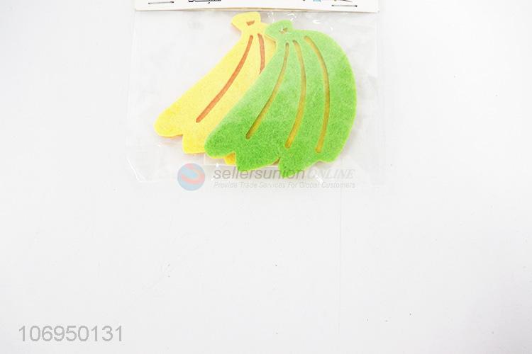 Wholesale cartoon creative banana shaped diy felt cloth patch