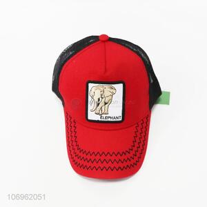 Popular stylish black mesh back baseball cap men sun hat