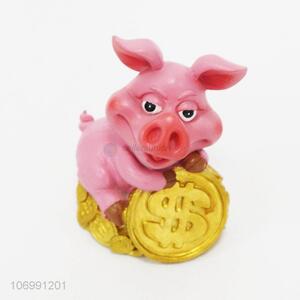 Factory Sell Pig Shaped Poly Resin Coin Bank Money Bank Piggy Bank