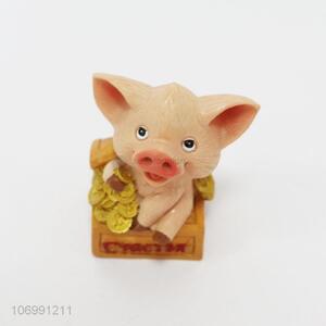 Custom cute resin piggy bank pig piggy bank
