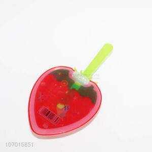 Custom cute strawberry shape ice cream popsicle molds