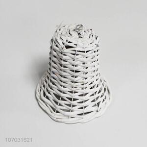 New design rattan Christmas bell Christmas ornament