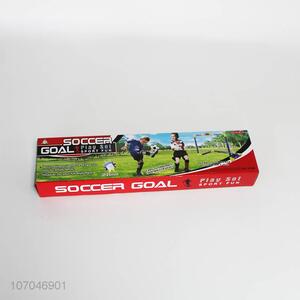 High Quality Assemble Plastic Soccer Goal Set Toy