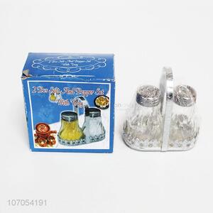 Wholesale 2 Pieces Salt And Pepper Condiment Bottle Set With Tray