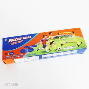 High Quality Plastic Assembled Soccer Goal Toy Set