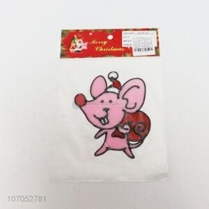 Hot Selling Mouse Shaped Christmas Decorative Window Sticker