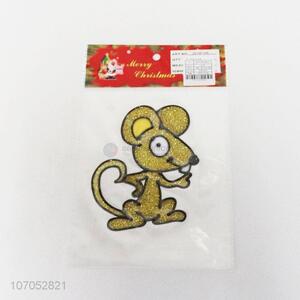 Contracted Design Mouse Shaped Christmas Decorative Window Sticker