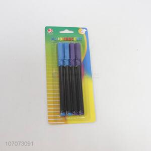 Custom 4 Pieces Fluorescent Pen Permanent Marker Pen