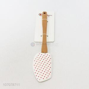 Custom Baking Tool Silicone Spatula With Wooden Handle