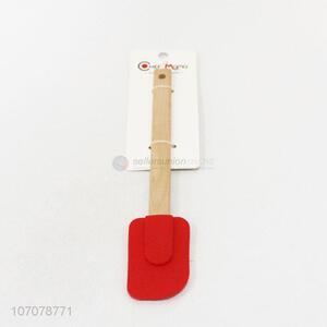 Good Quality Wooden Handle Silicone Spatula For Baking