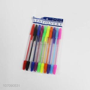 Wholesale 10 Pieces Plastic Ball-Point Pen Set