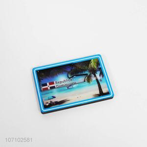 Factory wholesale wooden fridge magnet MDF tourist souvenir