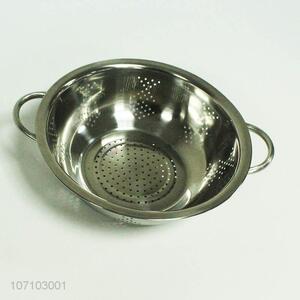 Best quality kitchen vegetable and fruit washing stainless iron colander