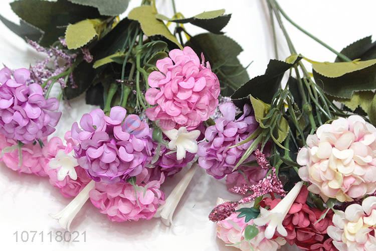 Good Sale Colorful Simulation Flowers Bouquet For Room Decorative