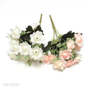 Best Sale Home Decor Plastic Simulation Flowers Artificial Bouquet