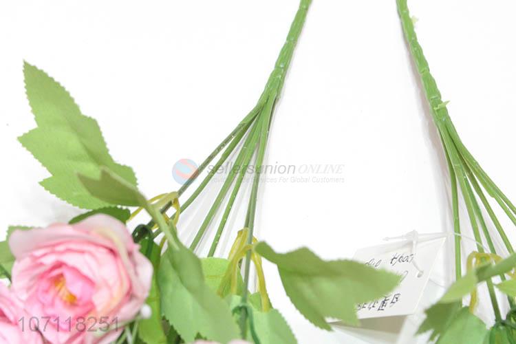 Suitable Price Artificial Rose Flowers Simulation Wedding Bouquet For Decoration