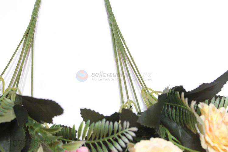 Factory Wholesale Home Decoration Simulation Bouquet Plastic Artificial Flowers