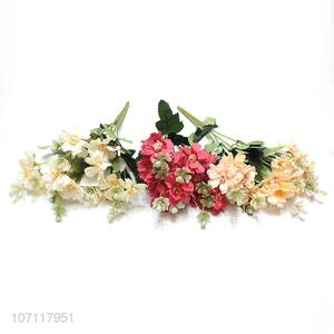 New Artificial Silk Simulation Fake Flowers Bouquet Home Decoration