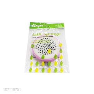 Reasonable price soft pitaya shape baby bath sponge shower sponge