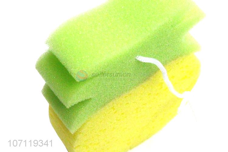 Cute design soft pineapple shape baby bath sponge shower sponge