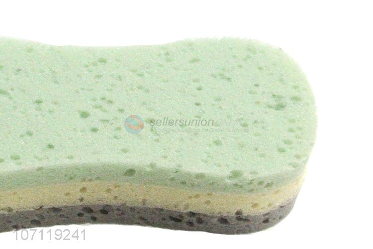 China factory 3-tier bath sponge exfoliating sponge for adults and kids