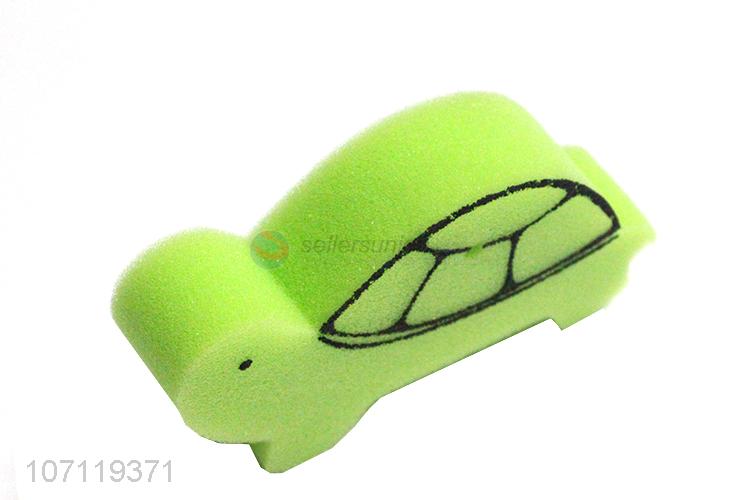 China manufacturer soft tortoise shape baby bath sponge shower sponge