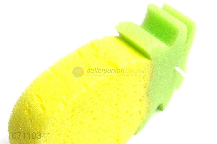 Cute design soft pineapple shape baby bath sponge shower sponge