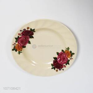 Wholesale Melamineware Flower Pattern Melamine Plate