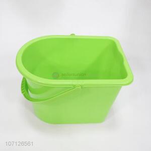 High Quality Green Plastic Bucket With Handle