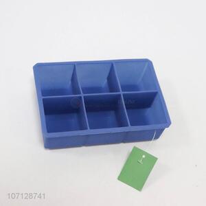 Customized 6-cavity square silicone ice cube tray silicone ice mould