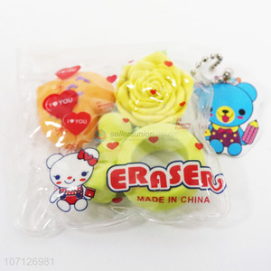 Wholesale 3 Pieces Personalized Design Eraser Set