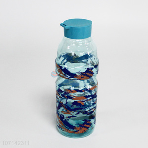 Trendy design camouflage leakproof plastic water bottle fashion sports bottle