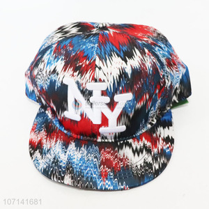 New design colorful letters embroidered baseball cap fashion outdoor sun hat