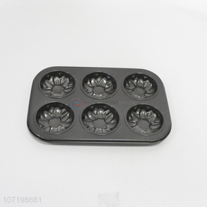 Good quality popular die cast iron cake mould sunflower shape baking molds