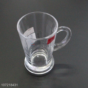 Wholesale Price Household Drinware Glass Cup With Handle