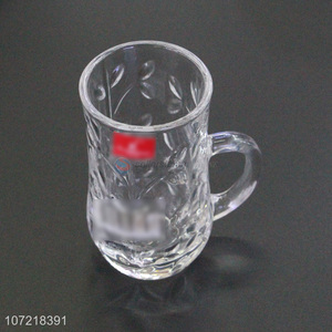 Wholesale Unique Design Transparent Mini Glass Cup With Handle