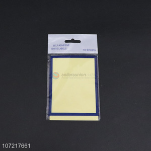Wholesale 10 Sheets Self-Adhesive White Label