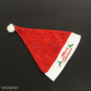 Factory direct red christmas hat holiday party cosplay dress up