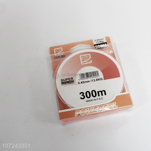 Promotional 300m 0.45mm 13.8kg nylon fishing lines fishing gear