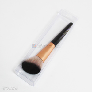 Wholesale black round head ladies makeup brush