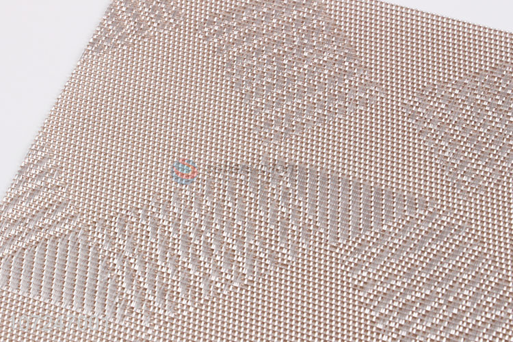 China maker fashion jacquard pvc placemat pvc dinner mat