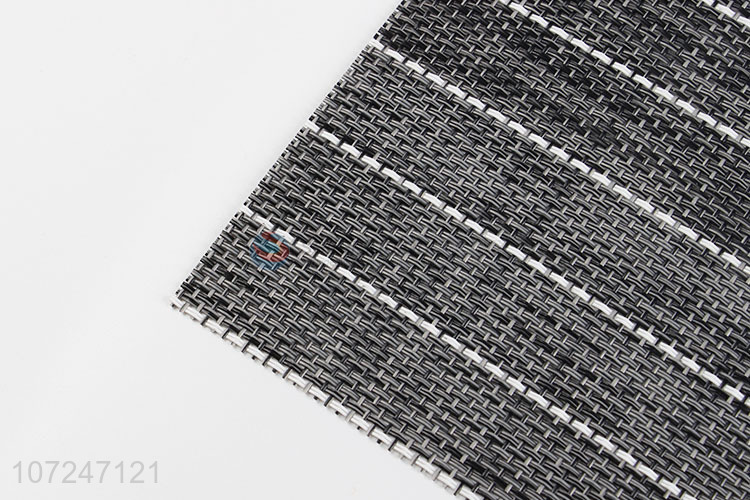 Wholesale cheap woven pvc placemat oilproof table mat