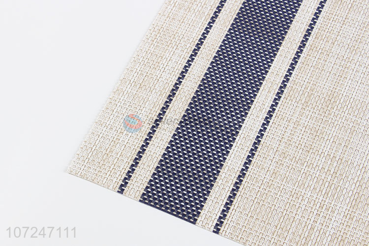 China OEM waterproof pvc placemat woven dinner mat