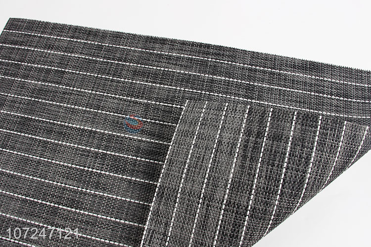 Wholesale cheap woven pvc placemat oilproof table mat