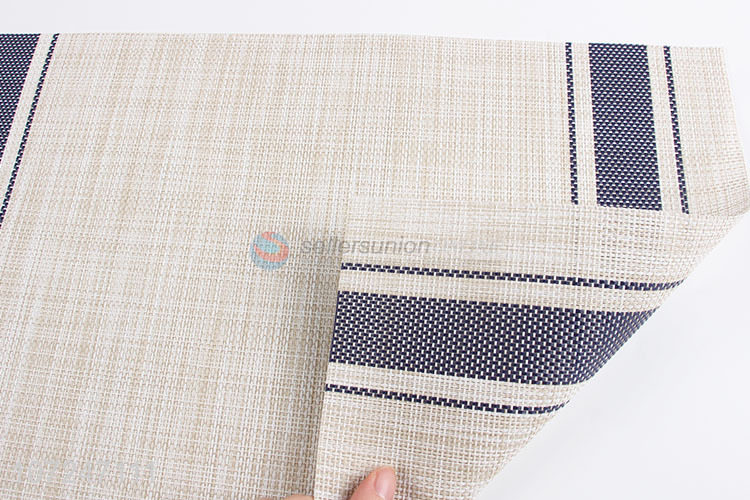 China OEM waterproof pvc placemat woven dinner mat