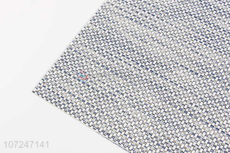 Good quality waterproof pvc placemat woven dinner mat