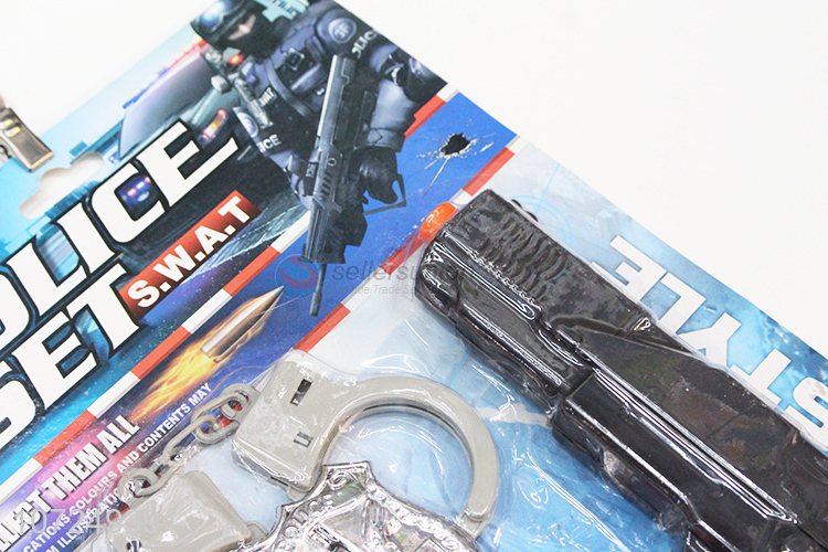 Custom Plastic Toy Gun Police Set Toy